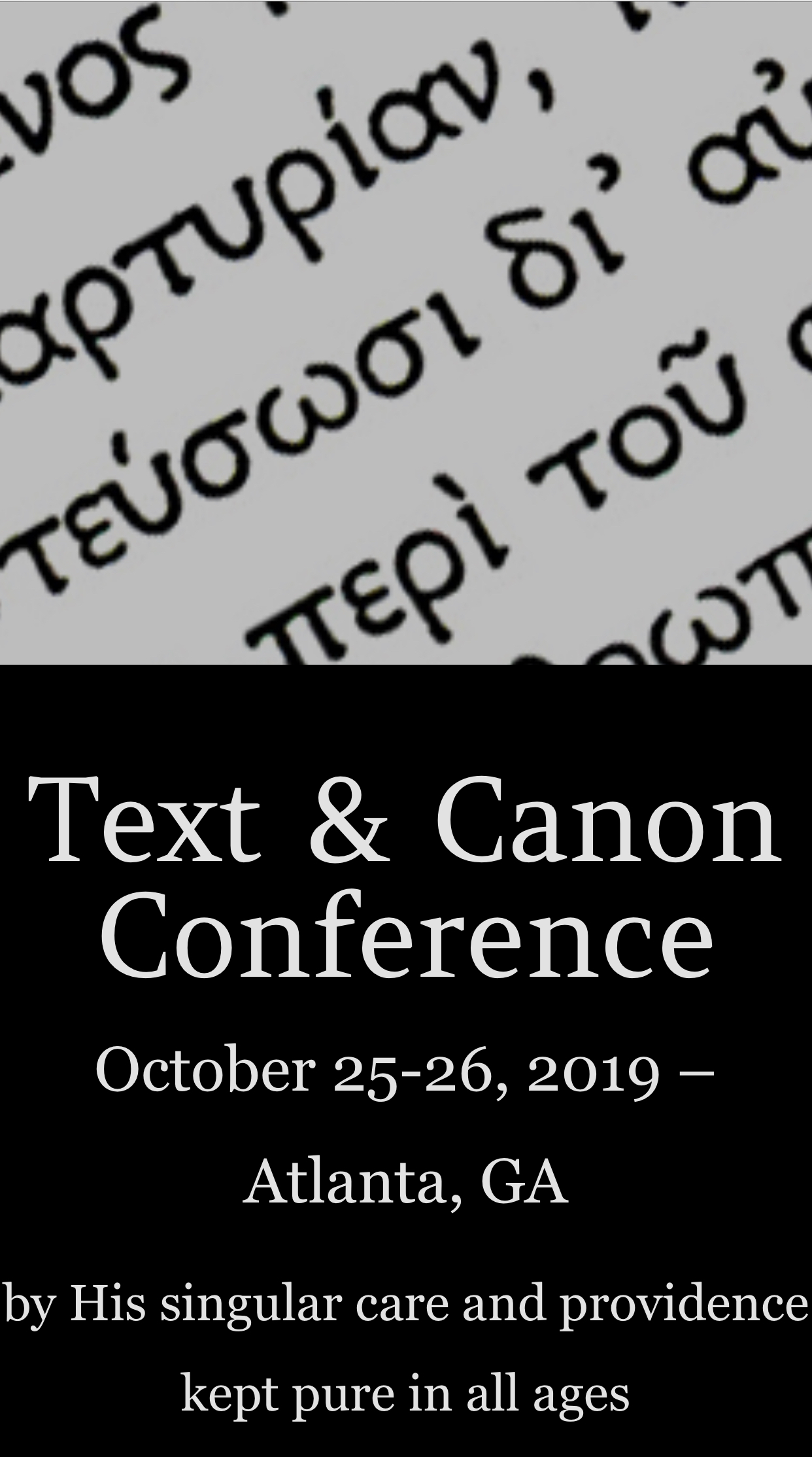 There is a conference on defending the TR. Click [here] for details