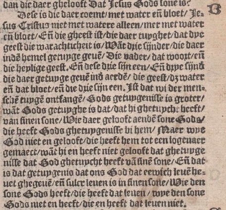Image:1542 Liesvelt Bible 1 John 5 comma Johanneum Johannine section.jpg