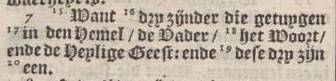 Image:1637 Statenvertaling Bible 1 John 5.7.jpg