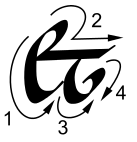 Et ligature in Insular script