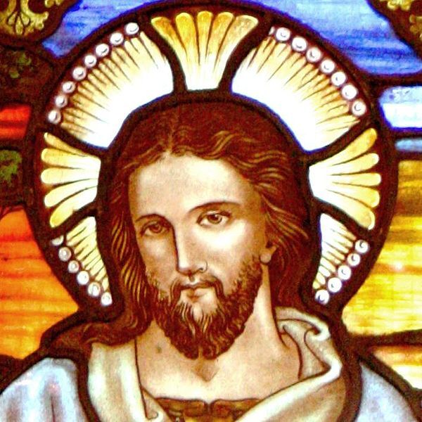 Image:StJohnsAshfield StainedGlass Shepherd Face.jpg