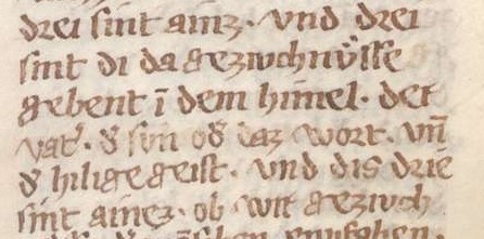 Image:1350 Augsburger Bible 1 John 5.7.jpg