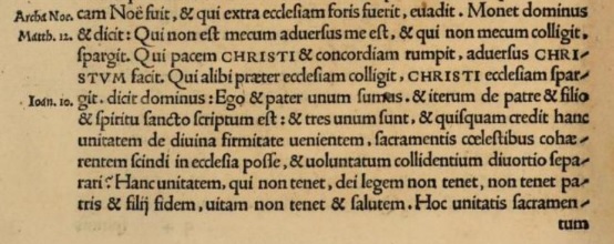 Image:Erasmus 1520 Book with Cyprian quote of 1 John 5.7.jpg