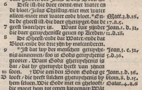 Image:1560 Biestkensbible 1 John 5 comma Johanneum Johannine section.jpg