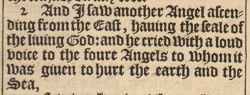 Revelation 7:2 in the 1611 King James Version