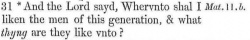 Luke 7:31 in the 1557 Geneva Bible