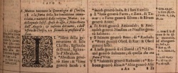 Matthew 1:1 in Italian in the 1607.