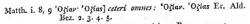 Matthew 1:8 in Scrivener's 1881 Appendix at the end of his 1881 Greek New Testament