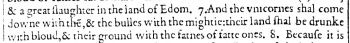 The 1610 Douay Rheims with Unicorn in the main text