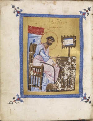JFolio 91 verso, Evangelist Mark