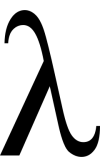 Lower-case lambda