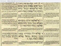 Johannine Comma in Hutter's Ployglot page 1