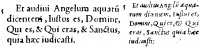 Revelation 16:5 in Latin in the 1565 New Testament of Beza