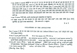 Revelation 16.5 Hermann C. Hoskier Concerning the Text of the Apokalypse (cont')