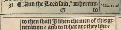 Luke 7:31 in the 1611 King James Version